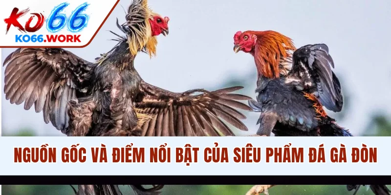 Nguồn gốc và điểm nổi bật của siêu phẩm đá gà đòn