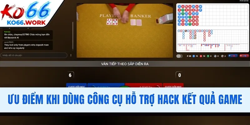 Ưu điểm khi dùng công cụ hỗ trợ hack kết quả game